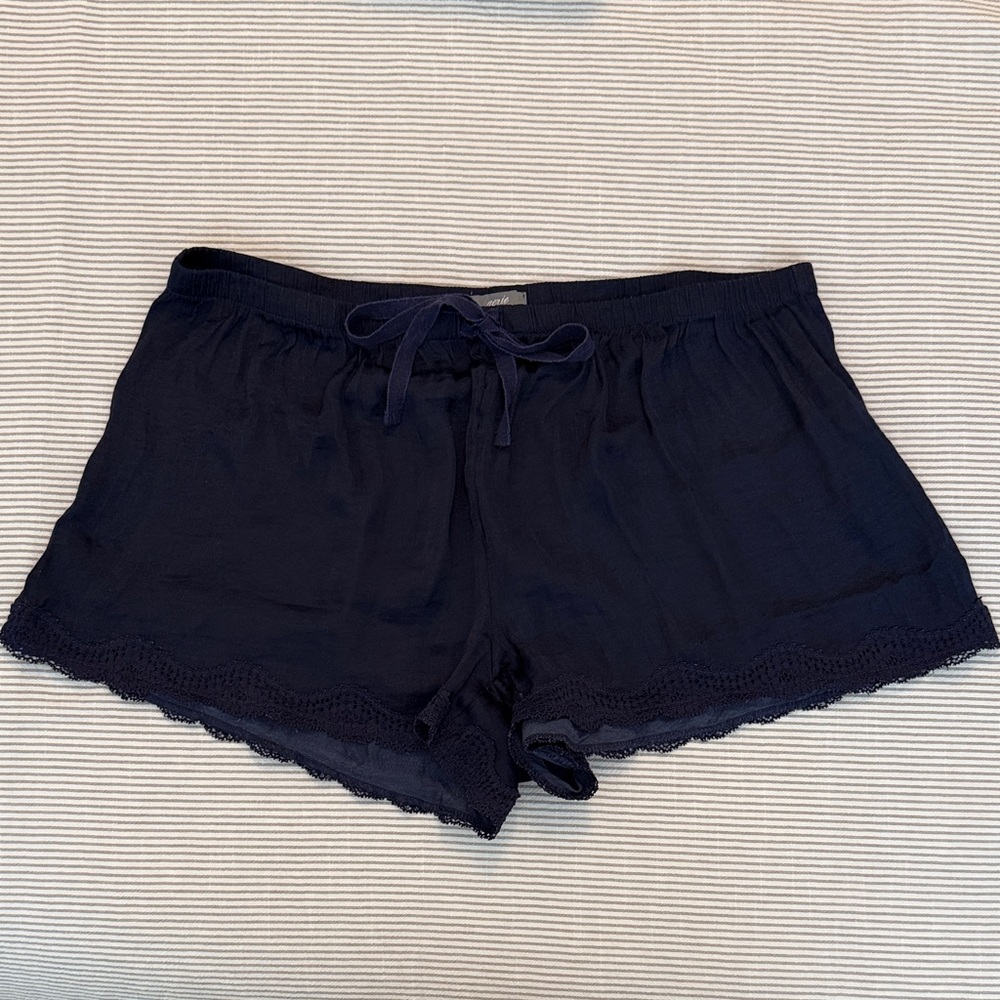 aerie Lace-Trim Pajama Shorts